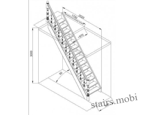 Престиж Л-01 из хвои чертеж stairs.mobi