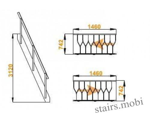 К-007М/40 вид4 чертеж stairs.mobi